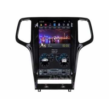 Navigatie Jeep Grand Cherokee 2014-2017 cu Android GPS Bluetooth Radio Internet procesor tip Tesla