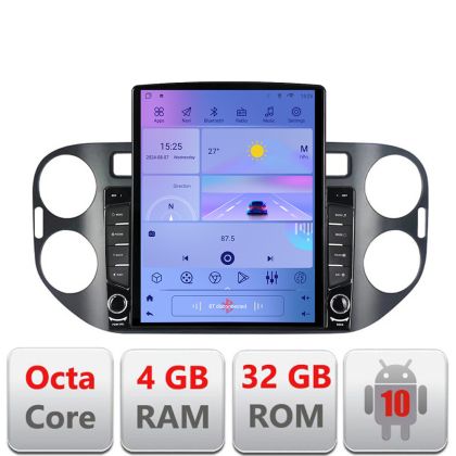 Navigatie VW TIGUAN si Golf Plus 2007-2011 Android radio gps internet Octa Core 4+32 LTE