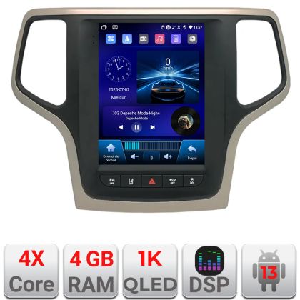 Navigatie Jeep Grand Cherokee 2014-2019, Qled 9.7", ,Quad core 4Gb RAM, 64Gb E220-RK