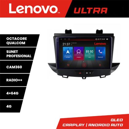 Navigatie Opel Grandland X Crossland X 2016-2020 Qled 1K Octa Core 4+64 LTE 4G DSP Wifi 5Ghz HDMI android auto carplay radio gps internet Kit-+ULTRA-9-4+64