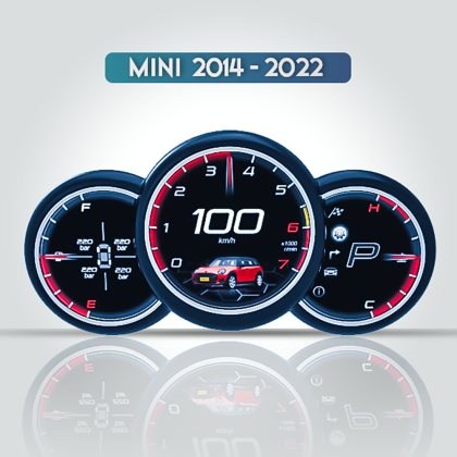 Ceasuri electronice digitale FULL HD MINI Cooper 2014-2023