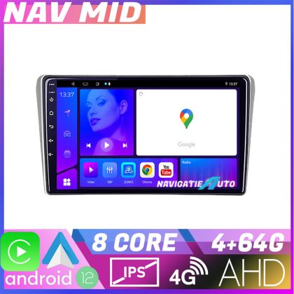 Navigatie Toyota Avensis 2003 2008 KIT avensis03 EDOTEC-LITE Android Ecran 720P Octa Core 4 64 Carplay