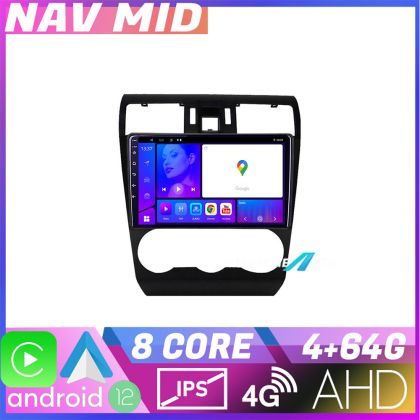 Navigatie Subaru Subaru Forester Impreza XV 2013 2013 KIT 062 EDOTEC-LITE Android Ecran 720P Octa Core 4 64 Carplay