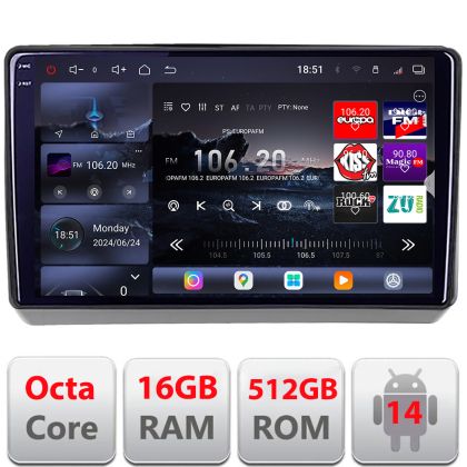 Navigatie Dodge Challenger 2015-2021 Android radio gps internet 8 core QLED 2K 16+512GB 360 Edotec