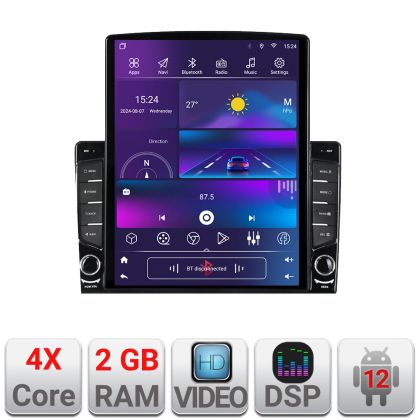 Navigatie Ford Focus C-max S-max Galaxy Mondeo unitati ovale dedicata Android radio gps internet quad core 2+32 ecran vertical 9.7" kit-ford-oval+EDT-E708