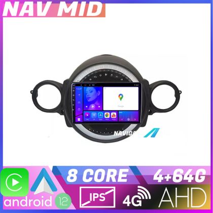 Navigatie Mini 2007 2011 EDOTEC-LITE Android Ecran 720P Octa Core 4 64 Carplay