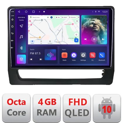 Navigatie Mitsubishi ASX 2020 B-asx2020 Android Ecran QLED octa core 4+64 carplay android auto kit-asx2020+EDT-E310V3