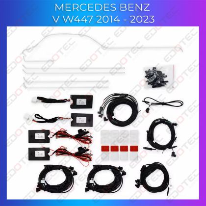 Lumini Ambientale Mercedes Benz V Klass W447 set complet usi si bord control din telefon sau sistemul original AMB-ME-W447