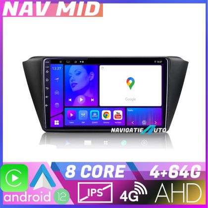 Navigatie Skoda Fabia 2015 KIT 541 EDOTEC-LITE Android Ecran 720P Octa Core 4 64 Carplay