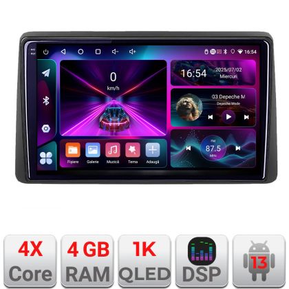 Navigatie Opel Movano Renault Master 2020- Android radio gps internet 4+64 InCell Display 1K kit-master+EDT-E210-RK V1