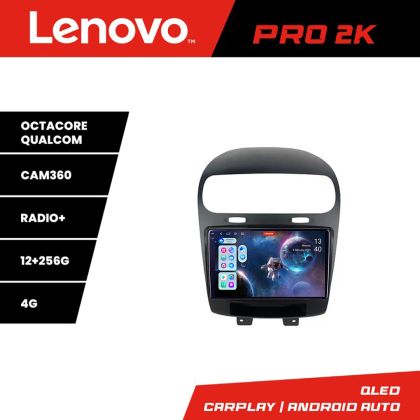 Navigatie Fiat Freemont Dodge Journey 2012-2019 Android radio gps internet 8 core QLED 2K 12+256 360 Lenovo