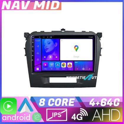 Navigatie Suzuki Grand Vitara 2016 KIT 2265 EDOTEC-LITE Android Ecran 720P Octa Core 4 64 Carplay