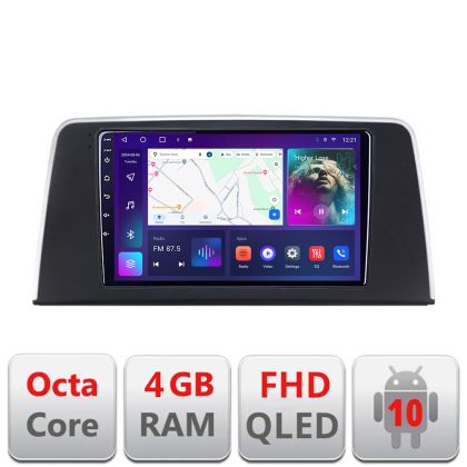 Navigatie BMW Seria 3 F30 2012-2016 Android Ecran QLED octa core 4+32 carplay android auto KIT-f30-nbt+EDT-E309V3