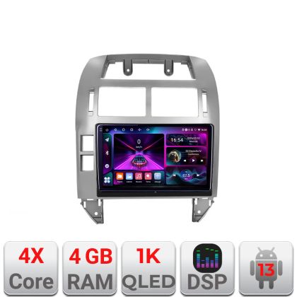 Navigatie VW Polo 2004-2011 Android radio gps internet 4+64 InCell Display 1K Kit-polo+EDT-E209-RK