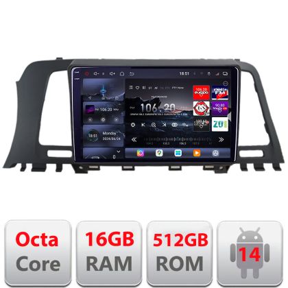 Navigatie Nissan Murano Z51 2007-2013 Android radio gps internet 8 core QLED 2K 16+512GB 360 Edotec