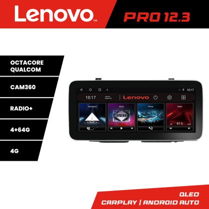 Navigatie Honda HR-V 2013-2018 Lenovo PRO 4+64 12.3 inch qled android 4G DSP gps internet  Kit-hr-v