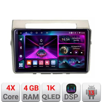 Navigatie Toyota Verso intre anii 2004-2009 Android radio gps internet  4+64 InCell Display 1K Kit-VERSO-2004+EDT-E209-RK