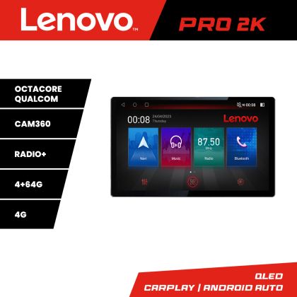 Navigatie Fiat Tipo 2020- Lenovo PRO 4+64 13 inch 2K android 4G DSP gps internet  Kit-tipo2022