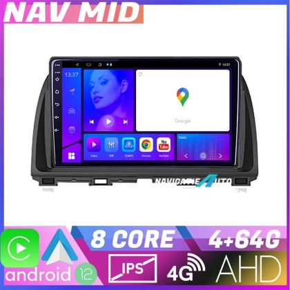 Navigatie Mazda CX 5 2012 2016 KIT 212 EDOTEC-LITE Android Ecran 720P Octa Core 4 64 Carplay