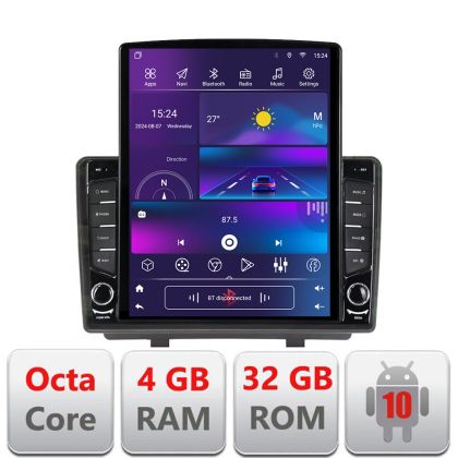 Navigatie Opel Zafira C 2011-2019 dedicata Ouad core 4+32 ecran vertical 9.7" DSP 360 FHD AHD Android radio gps internet  KIT-zafira-c+EDT-E709