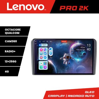 Navigatie Iveco Daily 2007-2014 Lenovo Kit-DAILY 8 core QLED 2K 12+256 360 Android Waze USB Navigatie Internet Youtube Radio