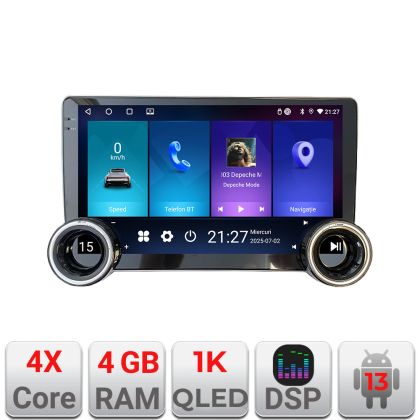 Navigatie Skoda Kamiq 2019- Edotec  4+64 10.5 inch Incell 1K android Wifi 5Ghz gps internet  Kit-kamiq