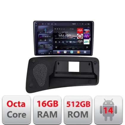 Navigatie Volvo S80 2006-2017 Android radio gps internet 8 core QLED 2K 16+512GB 360 Edotec