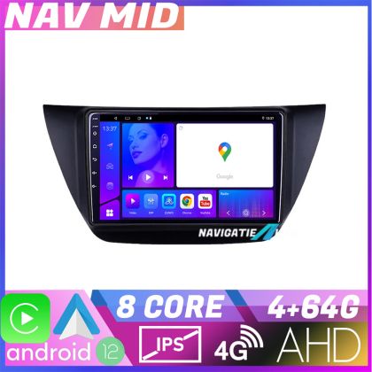 Navigatie Mitubishi Lancer 2001 2007 KIT LANCER07 EDOTEC-LITE Android Ecran 720P Octa Core 4 64 Carplay