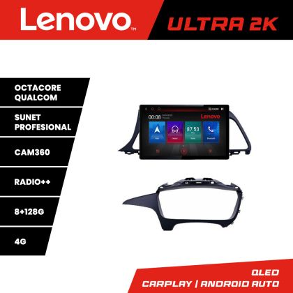 Navigatie Hyundai Sonata N-417 ecran 13" 2K 8+128 Android Waze USB Navigatie 4G 360 Toslink Youtube Radio KIT-4