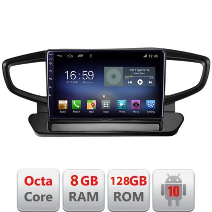 Navigatie Hyundai Ioniq 2016-2020 Android radio gps internet Octa Core 8+128 LTE KIT-ioniq+EDT-E609