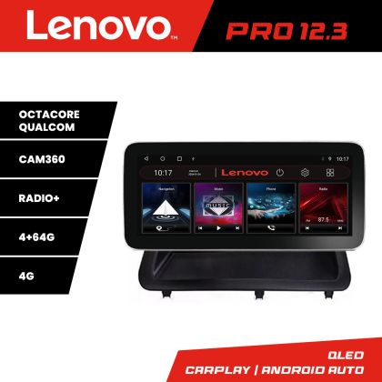 Navigatie Lexus CT 2011-2018 varianta cu ecran de fabrica Lenovo Qled 12.3 inch Octa Core 4+64 360 DSP ADAS carplay android auto radio internet KIT-ct-high+PRO-12.3-4+64
