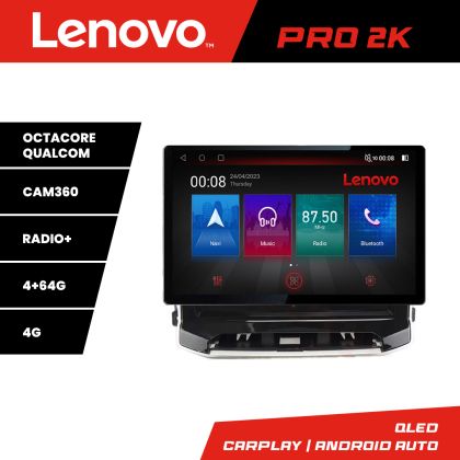 Navigatie Jeep Compass 2021- Lenovo Qled 13 inch 2K Octa Core 4+64 360 DSP ADAS carplay android auto radio internet kit-compass2021+PRO-2K-13-4+64+kit-10-9