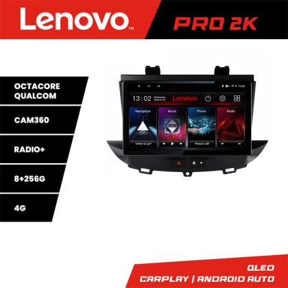 Navigatie Opel Grandland X Crossland X 2016-2020 Lenovo Qled 2K Octa Core 8+256 360 DSP carplay android auto radio gps internet Kit-+PRO-2K-9-8+256
