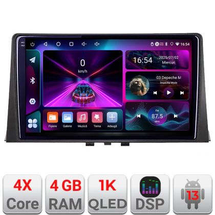 Navigatie Citroen Berlingo 2019- A-berlingo18  4+64 InCell Display 1K Android Waze USB Navigatie Internet Youtube Radio