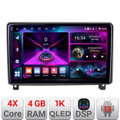 Navigatie Peugeot 407 2004-2011  4+64 InCell Display 1K Quad Core Android Waze USB Navigatie Internet Youtube Radio KIT-407+EDT-E209-RK