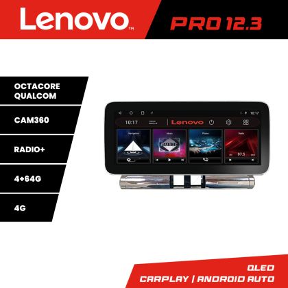 Navigatie Citoren C3 2017-2024 radio cd Lenovo Qled 12.3 inch Octa Core 4+64 360 DSP ADAS carplay android auto radio internet Kit-+PRO-12.3-4+64