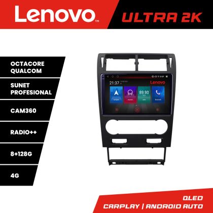 Navigatie Ford Mondeo 2004-2007 Qled 2K Octa Core 8+128 LTE 4G DSP Wifi 5Ghz HDMI android auto carplay radio gps internet kit-mondeo2004-v2+ULTRA-2K-9-8+128