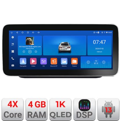 Navigatie Nissan X-trail 2021- Edotec Incell 1K 12.3 inch  4+64 carplay android auto radio internet kit-x-trail-2021+EDT-E212-RK+kit-10-9