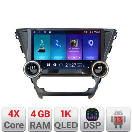 Navigatie Toyota Avensis 2015-2019 Edotec  4+64 10.5 inch Incell 1K android Wifi 5Ghz gps internet  Kit-avensis-15+EDT-E