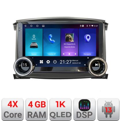 Navigatie Toyota Land Cruiser L100 2002-2006 Edotec  4+64 10.5 inch Incell 1K android Wifi 5Ghz gps internet  KIT-L105-automatic
