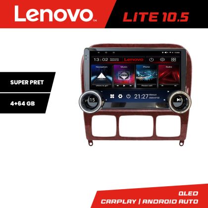 Navigatie Mercedes Clasa S 1998-2005 Kit-220 Lenovo  8 core 4+64 10.5 inch Incell 1K android Wifi 5Ghz gps internet