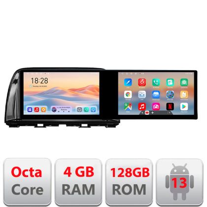 Navigatie Mazda CX5 2015-2017 Edotec 8 core 4+128 10.5 inch Incell 1K android Wifi 5Ghz gps internet