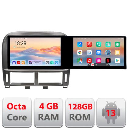 Navigatie Lexus LS 1999-2006 Kit- LS-99 Edotec 2 ecrane  8 core 4+128 21.6 inch Incell android Wifi 5Ghz gps internet