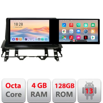Navigatie Mazda 6 2004-2008 Kit-MZD6 Edotec 2 ecrane  8 core 4+128 21.6 inch Incell android Wifi 5Ghz gps internet  Cor