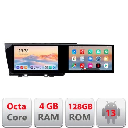 Navigatie Kia Niro 2017- Edotec 2 ecrane  8 core 4+128 21.6 inch Incell android Wifi 5Ghz gps internet  Kit-niro