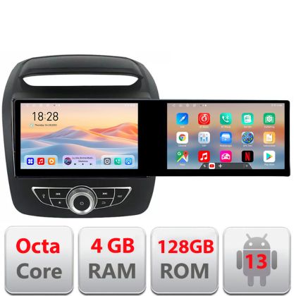 Navigatie Kia Sorento 2012-2015 masini cu navigatie de fabrica Edotec 2 ecrane  8 core 4+128 21.6 inch Incell android Wifi 5Ghz gps internet e