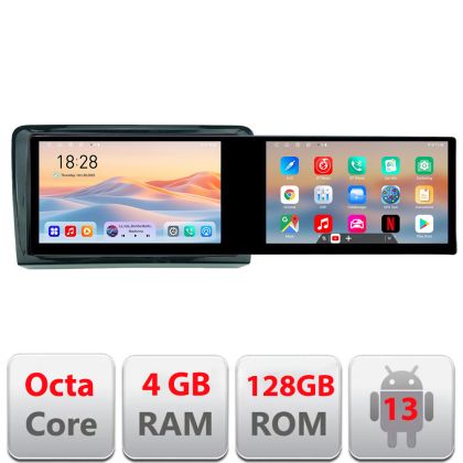 Navigatie VW PQB Kit-vw Edotec 2 ecrane  8 core 4+128 21.6 inch Incell android Wifi 5Ghz gps internet