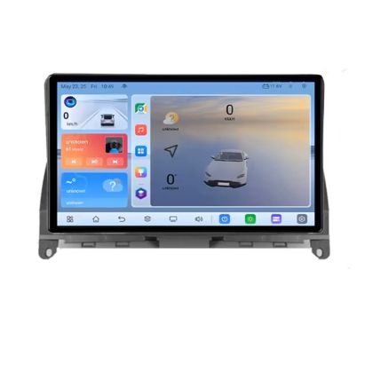 Navigatie Mercedes W204 2008-2012 C-W204 Android 8 Core 2.2 Ghz 8+128 Qled 1K ADAS 4G LTE GPS 360 KIT-W204+EDT-E409V3