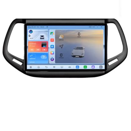 Navigatie Jeep Compass 2017 Manual C-732 Android 8 Core 2.2 Ghz 8+128 Qled 1K ADAS 4G LTE GPS 360 KIT-732+EDT-E410V3