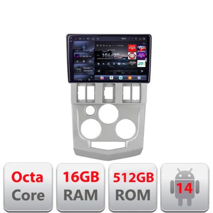 Navigatie Dacia Logan 1 2003-2010 Edotec Kit-logan 8 core QLED 2K 16+512GB 360 Android Waze USB Navigatie Internet Youtube Radio